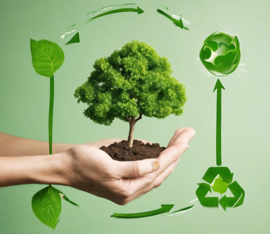Eco friendly, sustainability, reduce carbon footprint